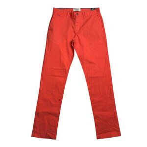 An Original Penguin by Munsingwear Men's 30x32 Slim Fit Pants  Spiced Coral NWT